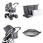 Memore V2 Travel System 13 Piece Coco i-Size with Base - Chrome