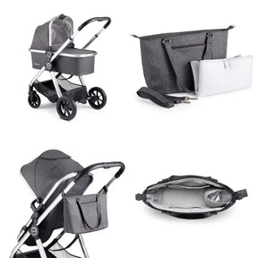 Memore V2 Travel System 13 Piece Coco with Base - Chrome