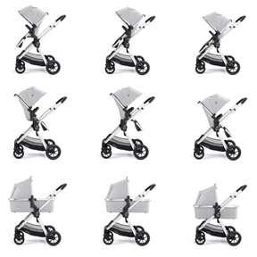 Memore V2 Travel System 13 Piece Pecan i-Size – Silver