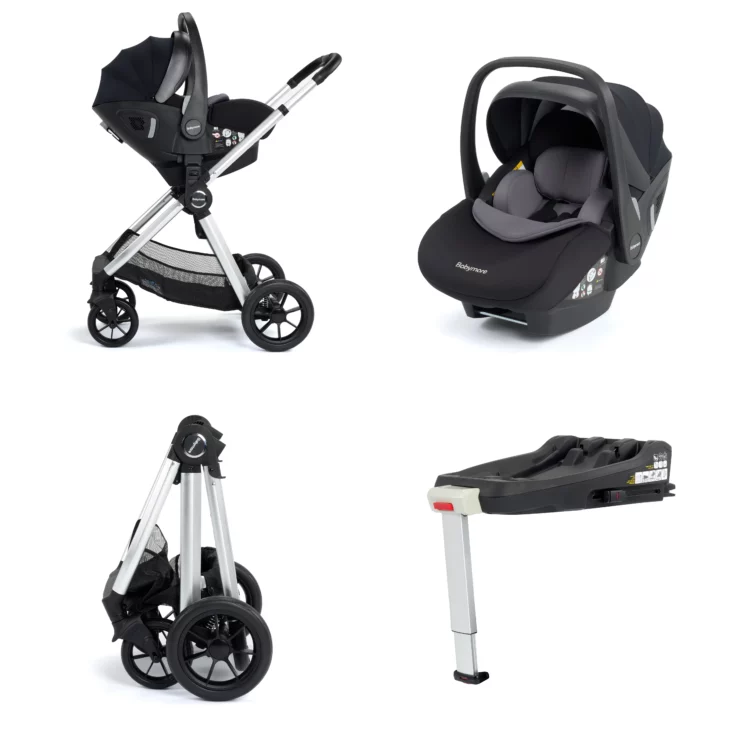 Memore V2 Travel System 13 Piece Pecan i-Size – Silver