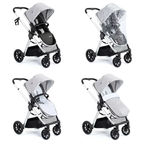 Memore V2 Travel System 13 Piece Pecan i-Size – Silver