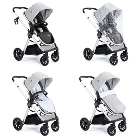Memore V2 Travel System 13 Piece Pecan i-Size – Silver