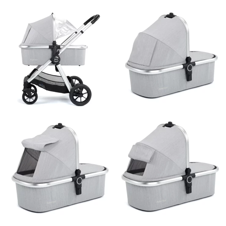 Memore V2 Travel System 13 Piece Pecan i-Size – Silver