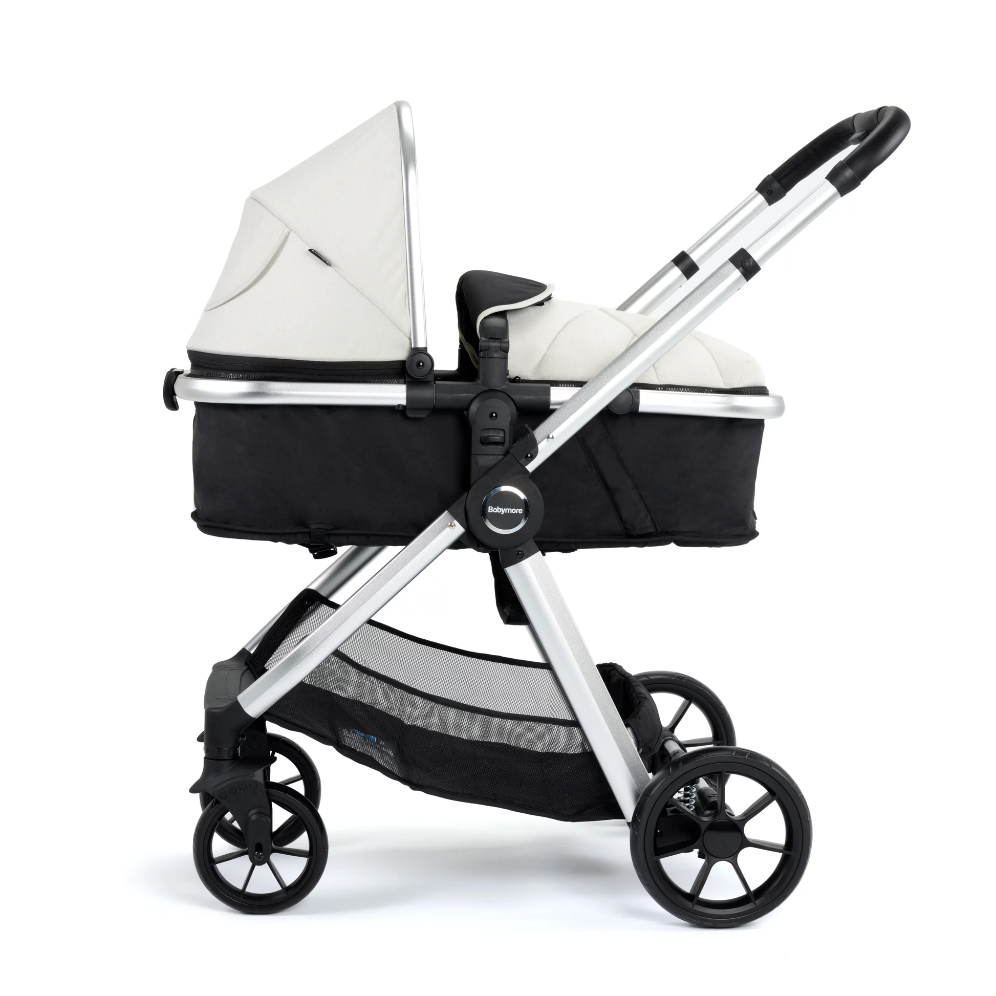 Travel system shop pram with isofix