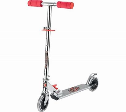 XOOTZ TY5716 Kids Kick Scooter - Red & Silver