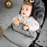 Bizzi Growin Footmuff - Tornado Grey