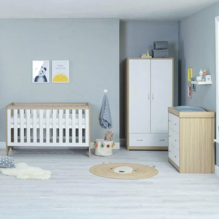 Veni 3 Piece Room Set - Oak White