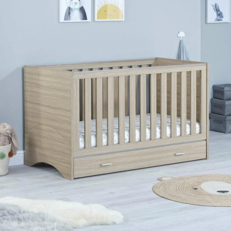 Veni 2 Piece Room Set with Drawer - Oak