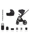 Venicci Upline 2 All Black 3 In 1 (Tiago Black)