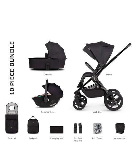 Venicci Upline 2 All Black 3 in 1 (Tiago Beige)