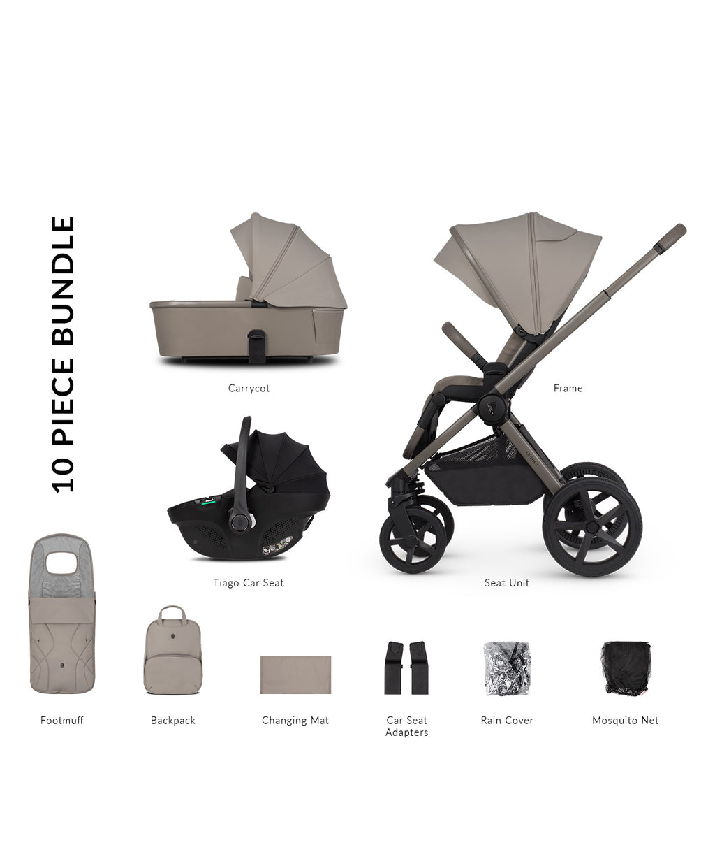 Venicci Upline 2 Tapue 3 in 1 (Tiago Black)