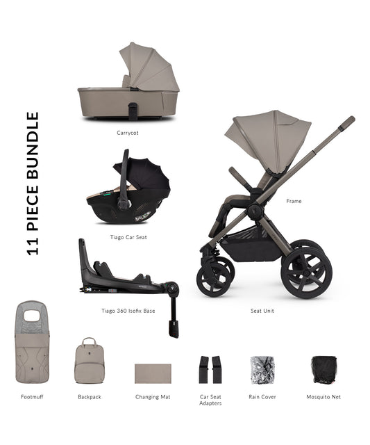 Venicci Upline 2 Tapue 3 In 1 Plus Base (Tiago Beige)