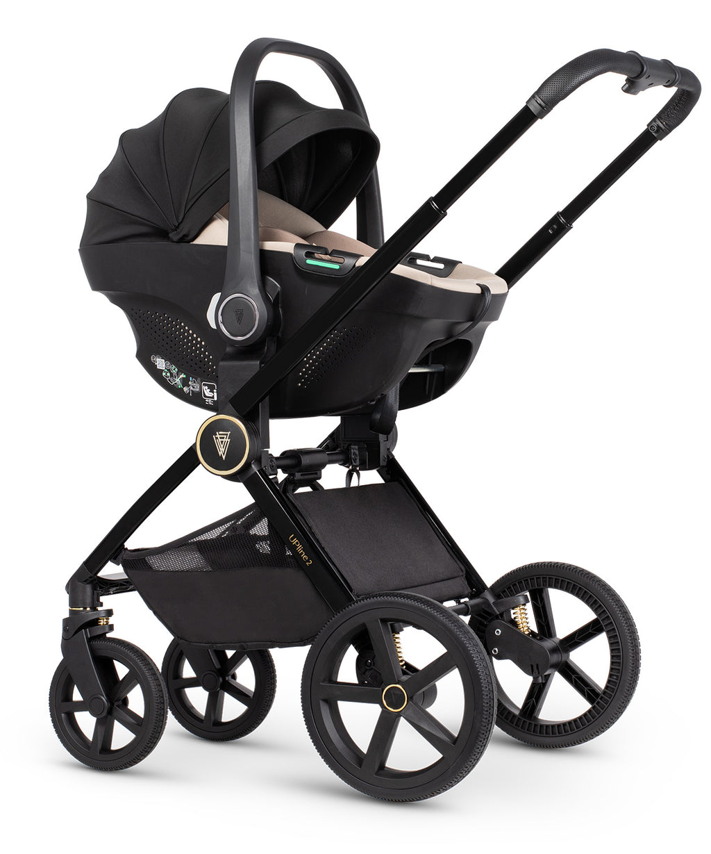 Venicci Upline 2 All Black 3 in 1 (Tiago Beige)