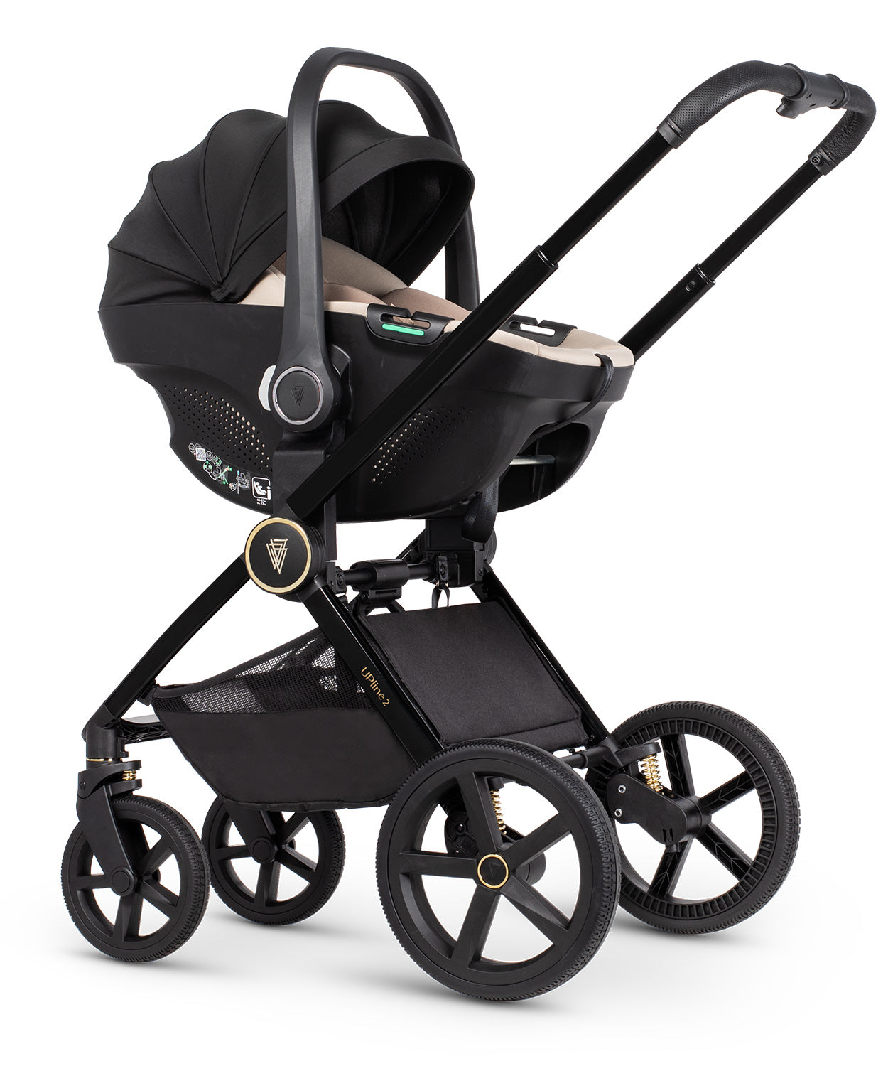 Venicci Upline 2 All Black 3 in 1 (Tiago Beige)