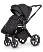Upline 2 All Black Pram 3 in 1 Plus Base (Tiago Black)
