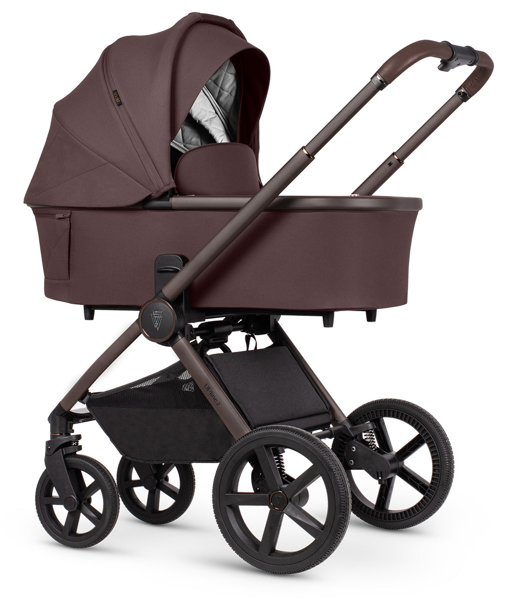 Venicci Upline 2 3 In 1 Plus Base- Special Edition Burgundy (Tiago Black)
