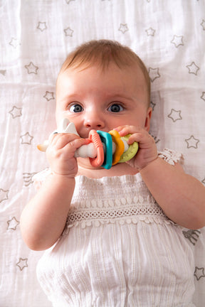 So' Pure Multi-Textured Teether - Natural Rubber