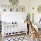 Safari Animals Wedge Baby Changing Mat | Handmade UK