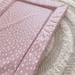 Bobbin and Bumble - Baby Changing Mats - Dusky Pink Spots