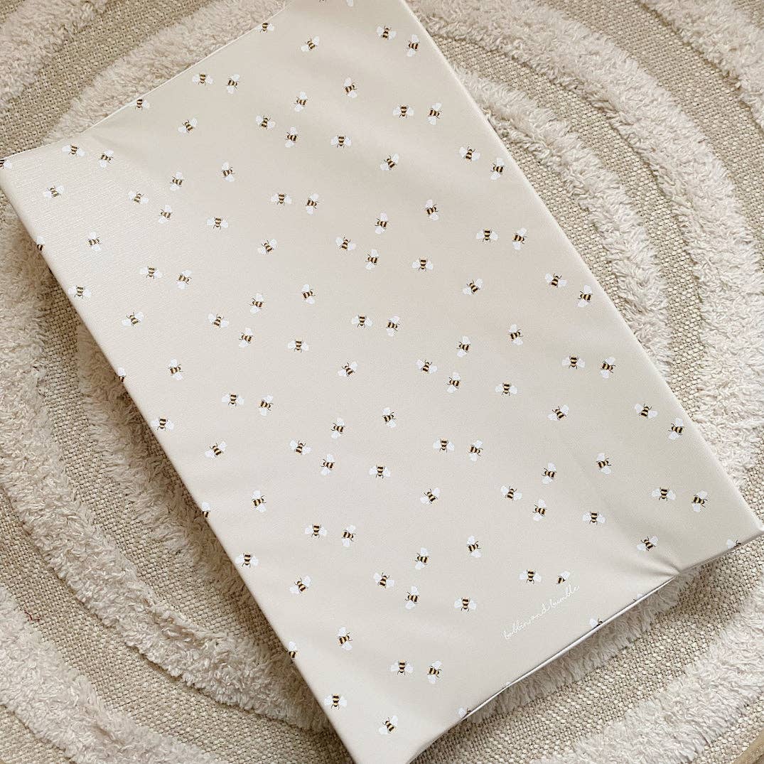 Bee Wedge Baby Changing Mat | Handmade UK