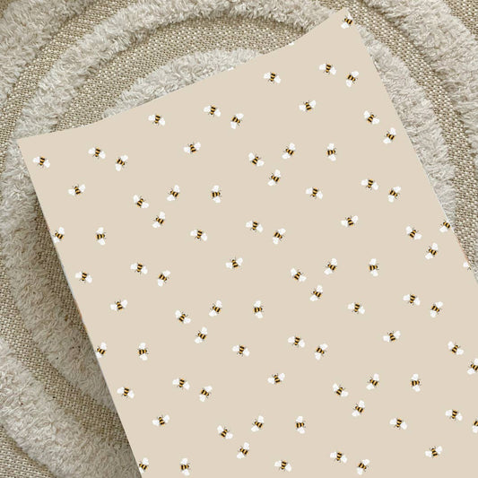 Bee Wedge Baby Changing Mat | Handmade UK