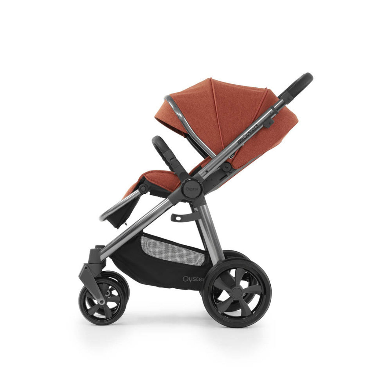 Babystyle Oyster 3 Pushchair - Gun Metal Chassis/Ember