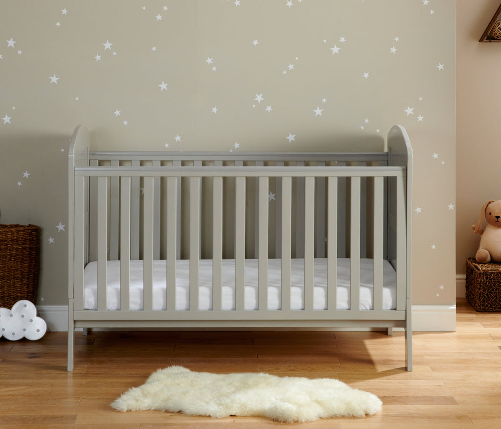 Aston Dropside Cot Bed - Grey