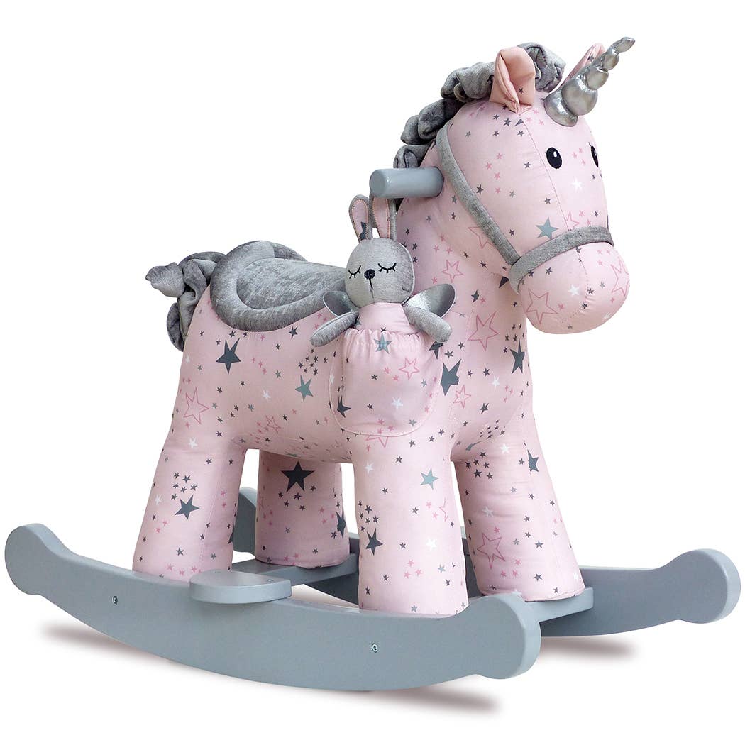 Celeste & Fae Rocking Unicorn - children's toys, wooden toys