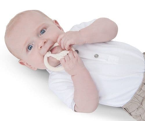 So Pure Sophie La Girafe Circle Teether - Natural Rubber
