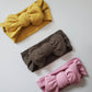 Oversized Hairband Beige