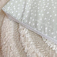 Sage Spots Wedge Baby Changing Mat | Handmade UK
