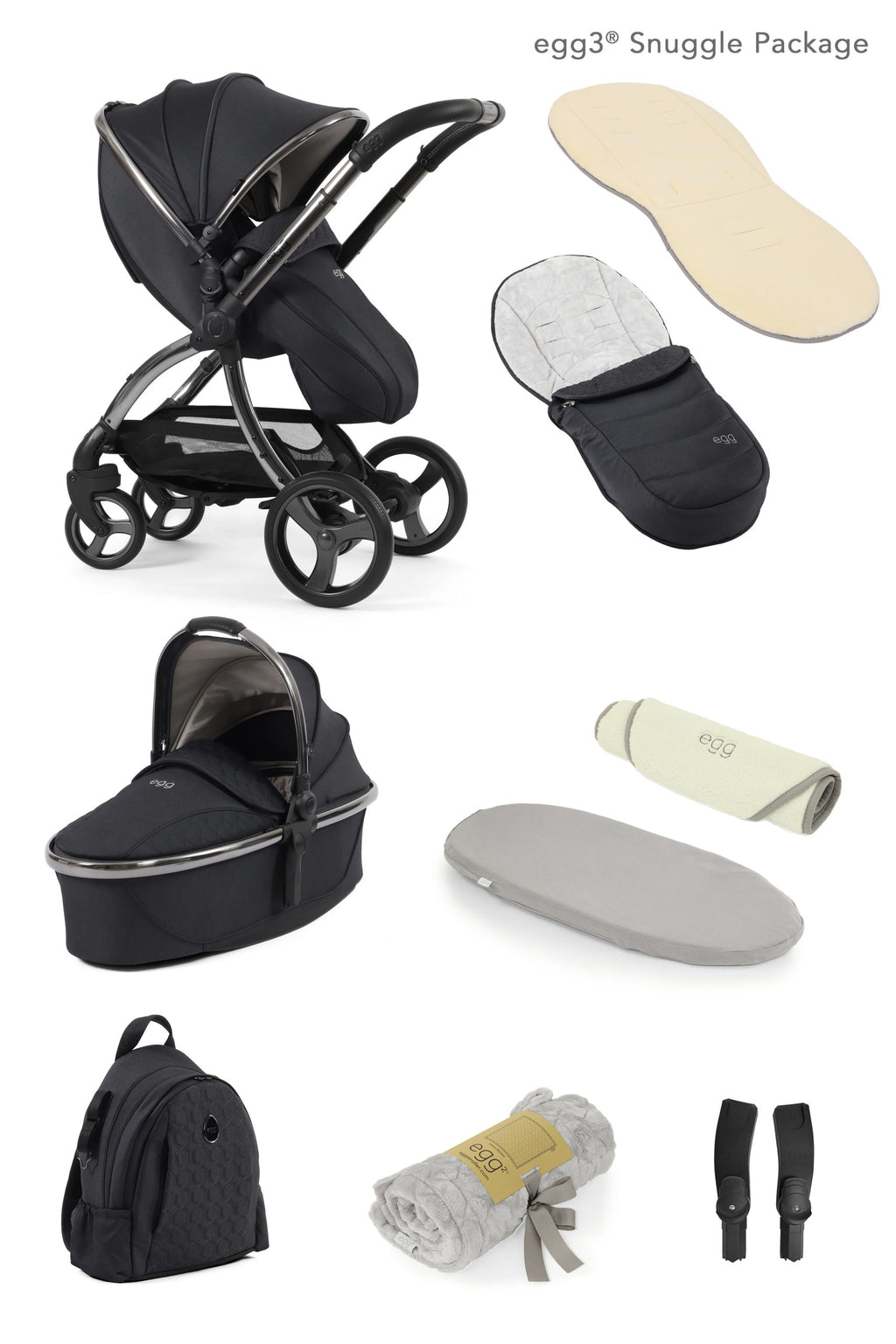 egg® 3 Snuggle Package - Carbonite