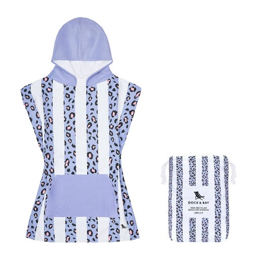 Dock and Bay Poncho Hooded Towels for Kids - Quick Dry