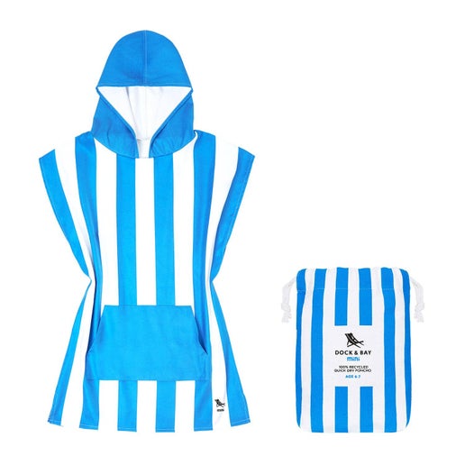 Dock and Bay Poncho Hooded Towels for Kids - Quick Dry