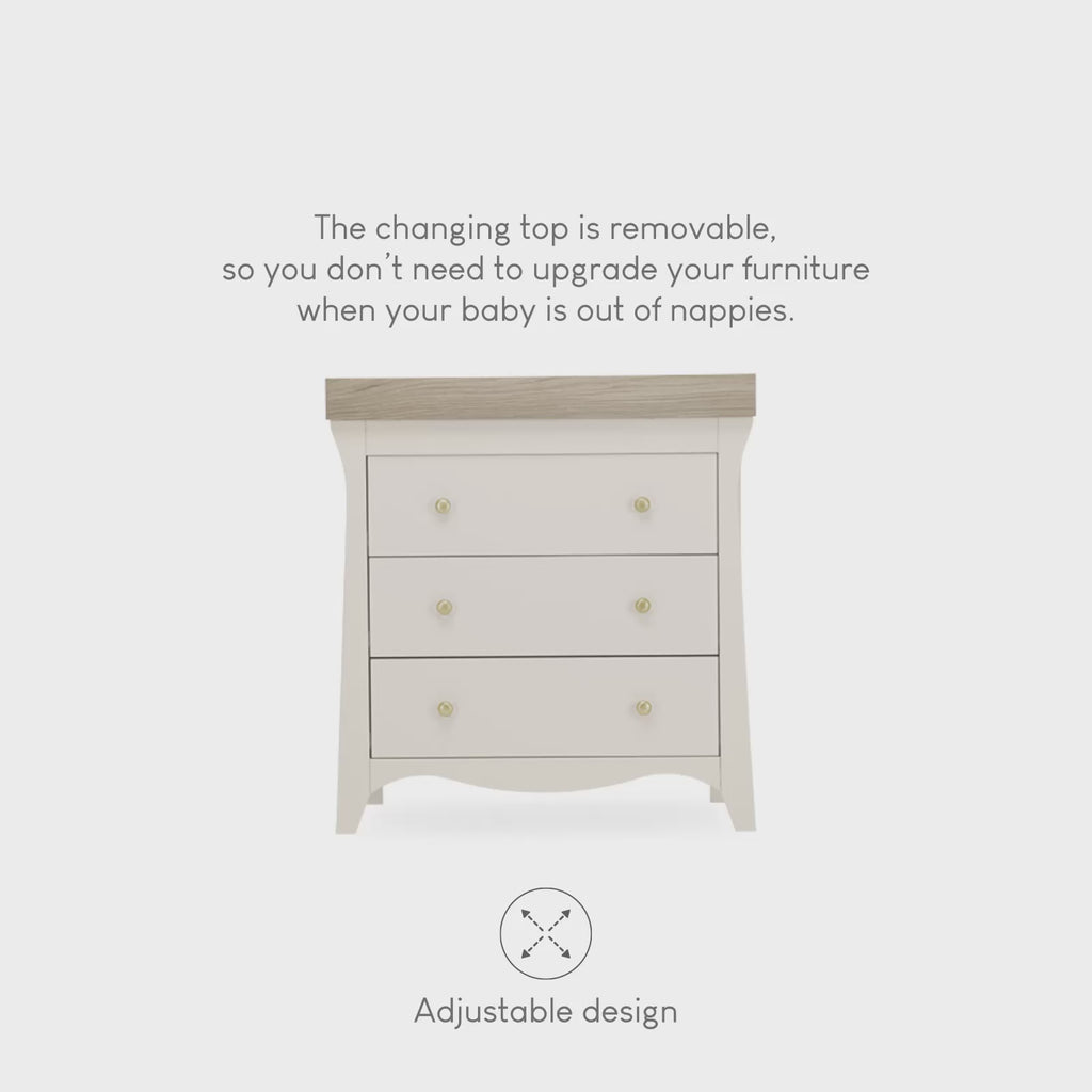 Cuddleco Clara Cashmere & Ash Dresser Changer