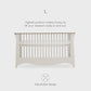 Cuddleco Clara Cashmere & Ash Cot Bed