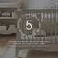 Cuddleco Clara Mini Cot Bed - Cashmere