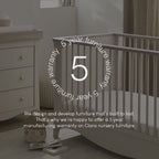 Cuddleco Clara Cashmere & Ash 2 Door Double Wardrobe