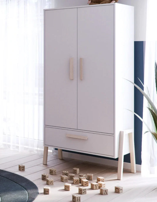 Babystyle Arendelle Wardrobe - White / Natural