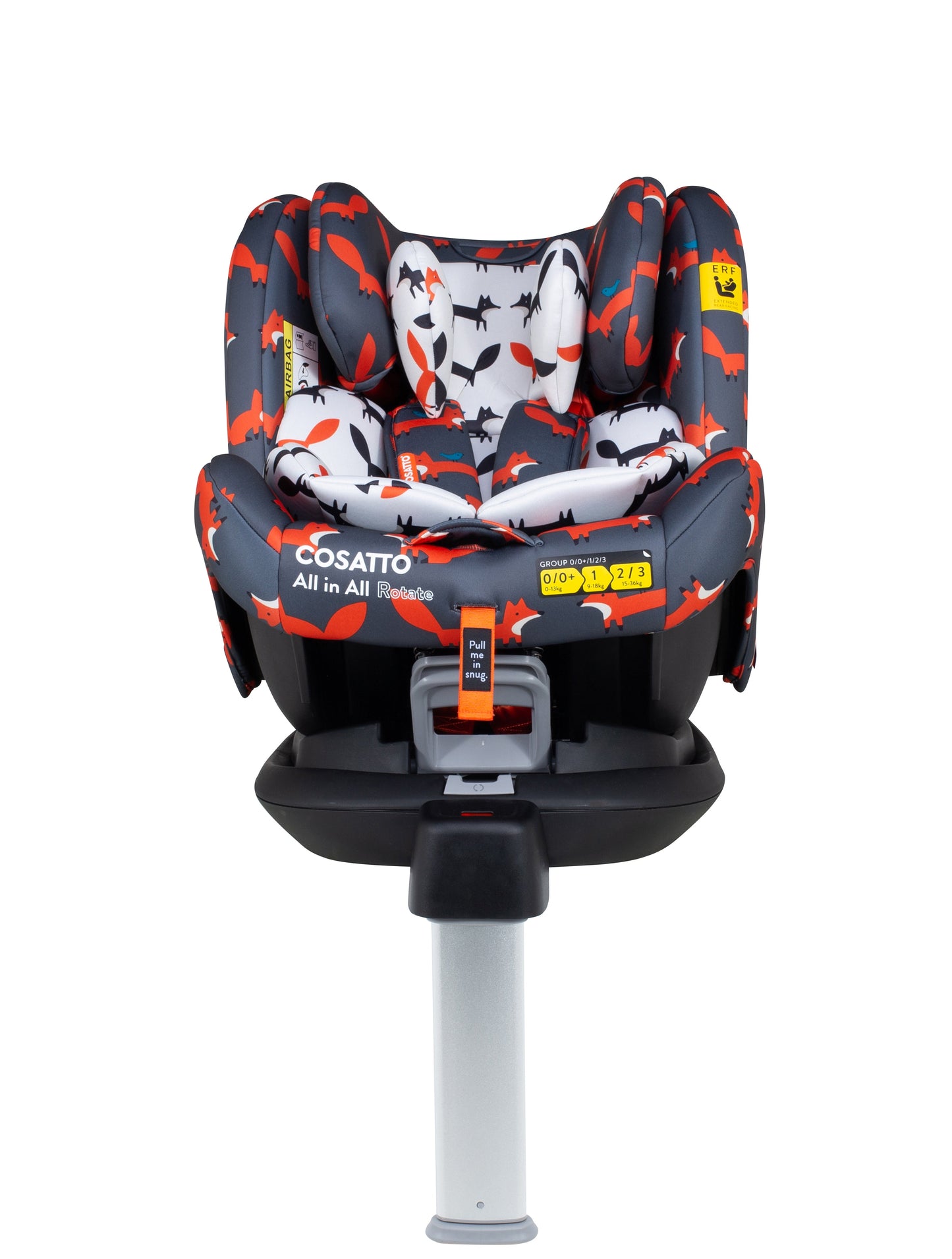 Cosatto All in All 360 Rotate Car Seat -Charcoal Mister Fox