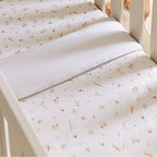 4 Piece Cot Bed Bedding Set - Cashmere Meadow