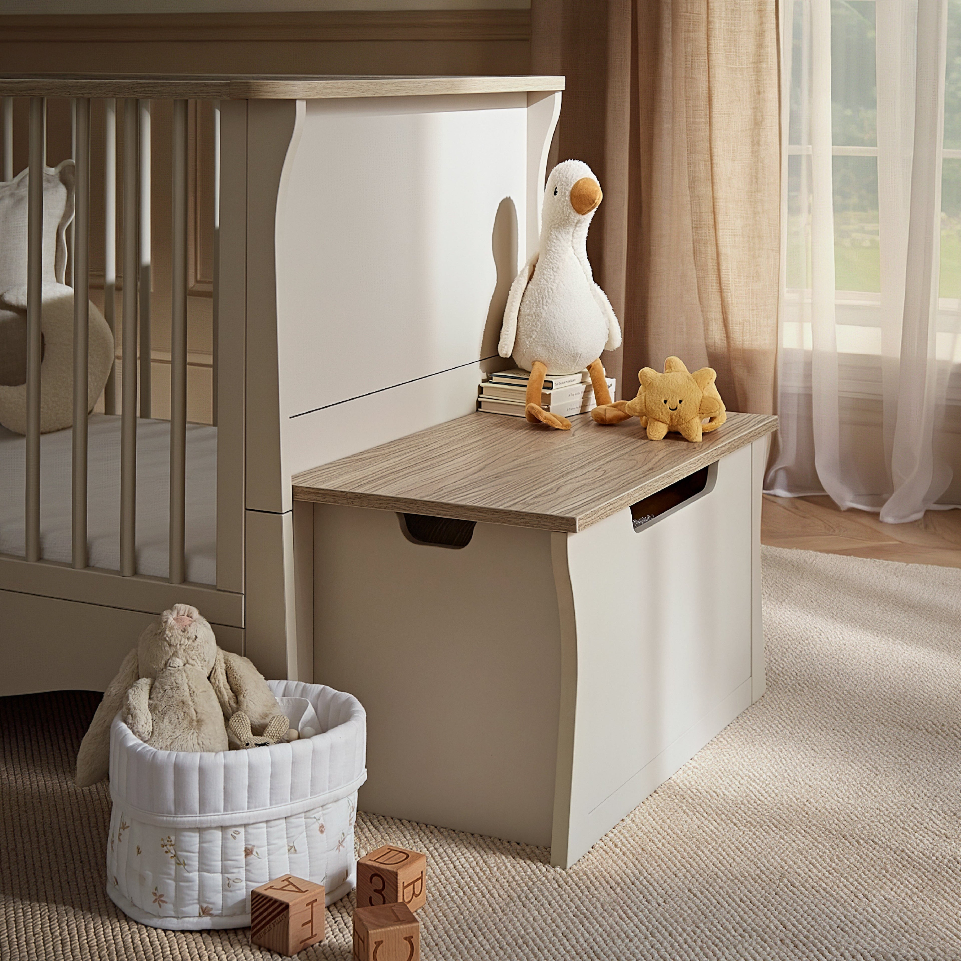 Clara Storage Box - Cashmere & Ash