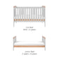 Tuti Bambini Rio 2 Piece Room Set - Honey Oak & Dove Grey