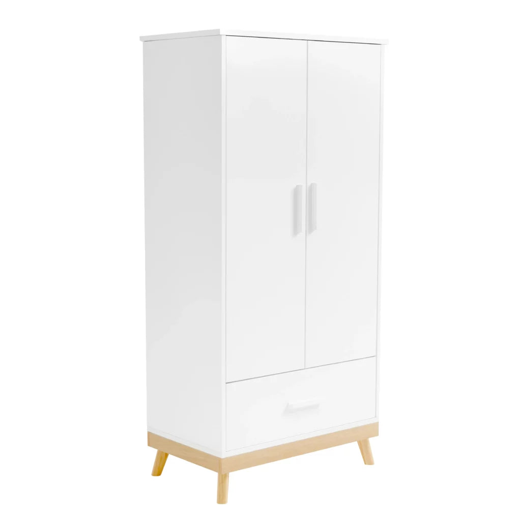 Mona Nursery Wardrobe – White