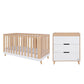 Tutti Bambini Hygge 2 Piece Room Set - White/Light Oak