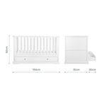 Beaumont 3 Piece Nursery Furniture Set - White
