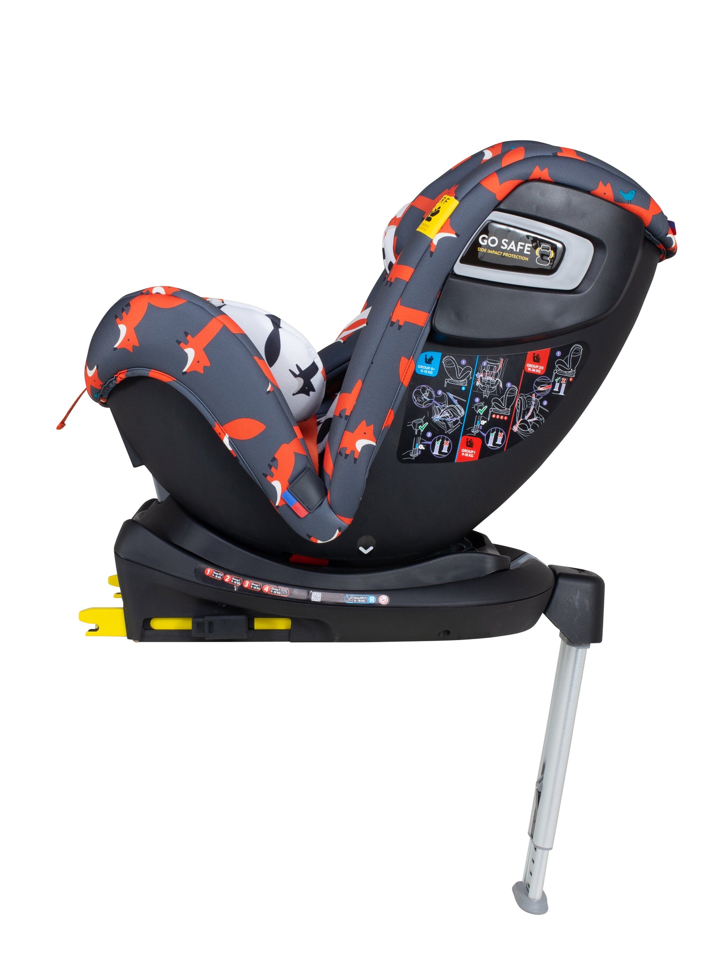 Cosatto All in All 360 Rotate Car Seat -Charcoal Mister Fox