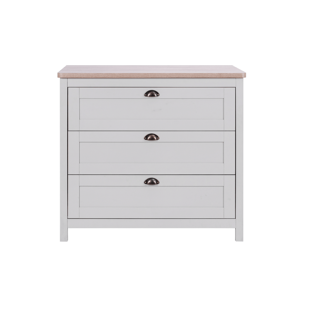 Tutti Bambini Verona 3 Piece Room Set - Dove Grey/Oak