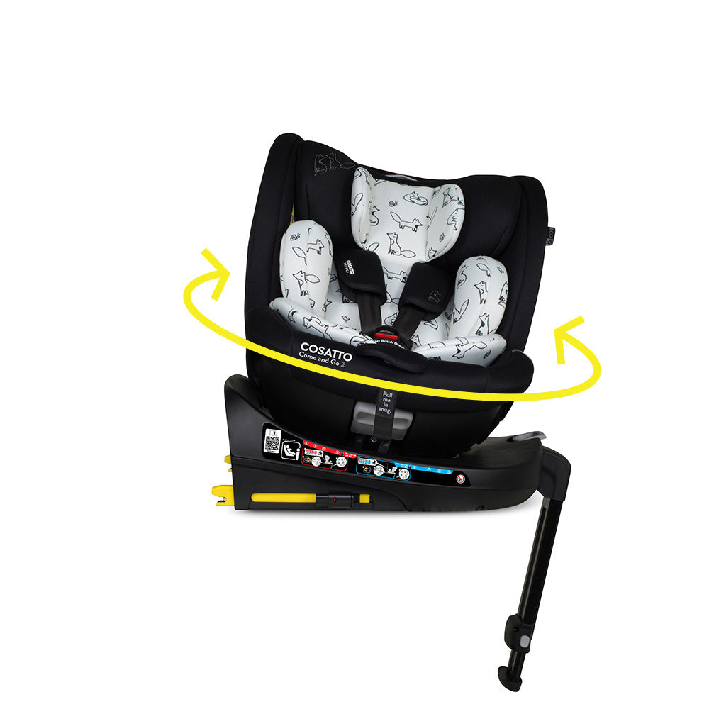 Cosatto Come and Go 2 i-Size 360 Car Seat Foxed