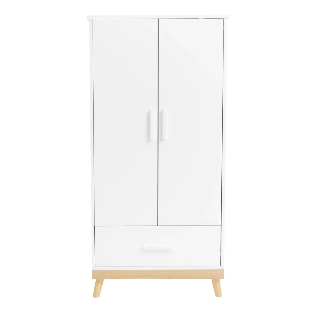 Mona Nursery Wardrobe – White